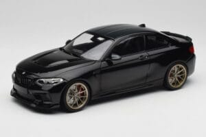 BMW M2 CS F87 Noir Métallisé Avec Jantes Dorées Minichamps 1:18 155021021 Métal Moulé