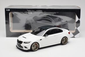 BMW M2 F87 CS Alpine White Jantes Dorées Minichamps 1:18 155021020 Métal Moulé — image 6 sur 6