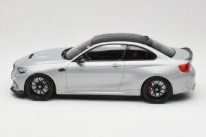 BMW M2 F87 CS Hockenheim Silver Jantes Noires Minichamps 1:18 155021024 Métal Moulé — image 3 sur 6