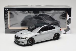 BMW M2 F87 CS Hockenheim Silver Jantes Noires Minichamps 1:18 155021024 Métal Moulé — image 6 sur 6
