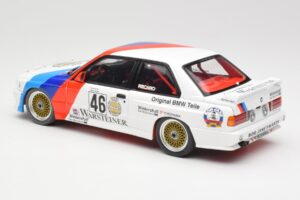 BMW M3 E30 #46 R. Ravaglia / E. Pirro WTCC Calder Park 1987 Minichamps 1:18 180872046-O Métal Moulé — image 7 sur 8