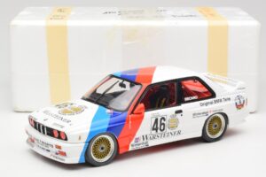 BMW M3 E30 #46 R. Ravaglia / E. Pirro WTCC Calder Park 1987 Minichamps 1:18 180872046-O Métal Moulé — image 8 sur 8