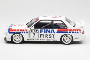 BMW M3 E30 #7 Fina J. Cecotto DTM 1992 AUTOart 1:18 89246 Métal Moulé — image 3 sur 7