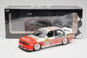 BMW M3 E30 #27 Bigazzi Team S. Soper / A. Hahne 4th Place 24 Hours of Spa 1990 Minichamps 1:18 155902027 Métal Moulé — image 6 sur 6