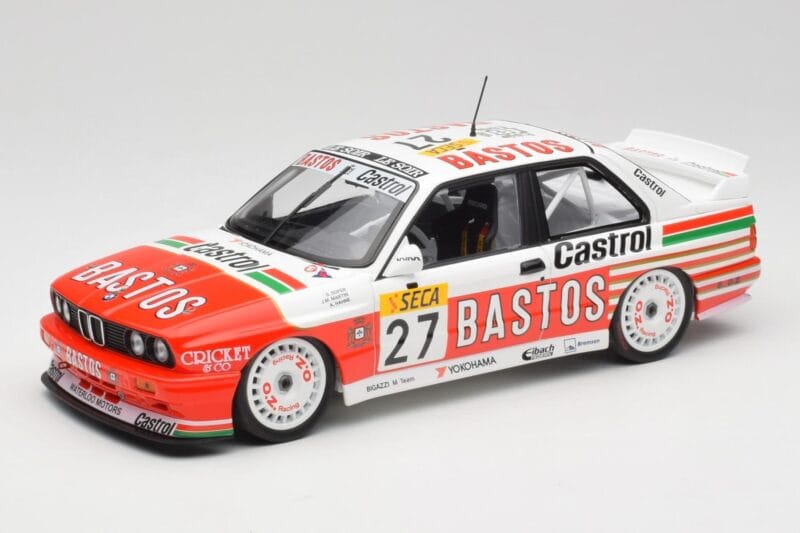 BMW M3 E30 #27 Bigazzi Team S. Soper / A. Hahne 4th Place 24 Hours of Spa 1990 Minichamps 1:18 155902027 Métal Moulé