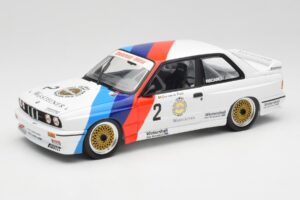 BMW M3 E30 #2 Warsteiner E. van de Poele DTM Champion 1987 Minichamps 1:18 80430396026-O Métal Moulé
