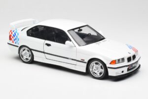 BMW M3 E36 Lightweight Blanc Solido 1:18 S1803903 Métal Moulé — image 6 sur 8