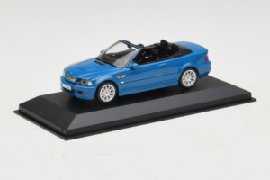 BMW M3 E46 Cabriolet Bleu Minichamps 1:43 BMW015 Métal Moulé — image 2 sur 4