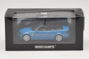 BMW M3 E46 Cabriolet Bleu Minichamps 1:43 BMW015 Métal Moulé — image 4 sur 4