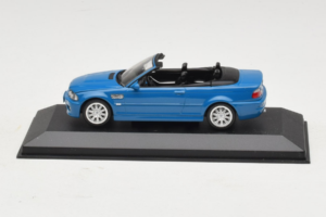 BMW M3 E46 Cabriolet Bleu Minichamps 1:43 BMW015 Métal Moulé