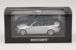 BMW M3 E46 Cabriolet Argent Minichamps 1:43 80420024430-R1 Métal Moulé — image 4 sur 5