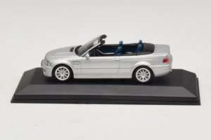 BMW M3 E46 Cabriolet Argent Minichamps 1:43 80420024430-R1 Métal Moulé