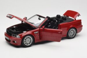 BMW M3 E46 Cabriolet Rouge Kyosho 1:18 08505R Métal Moulé — image 2 sur 8