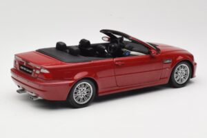 BMW M3 E46 Cabriolet Rouge Kyosho 1:18 08505R Métal Moulé — image 3 sur 8