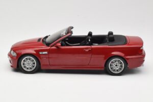 BMW M3 E46 Cabriolet Rouge Kyosho 1:18 08505R Métal Moulé — image 4 sur 8