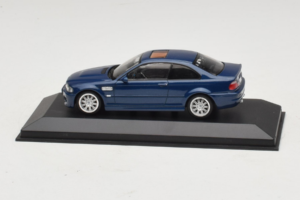BMW M3 E46 Bleu Minichamps 1:43 BMW014 Métal Moulé