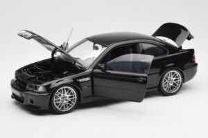 BMW M3 E46 CSL Noir Kyosho 1:18 80430302736 Métal Moulé — image 2 sur 8