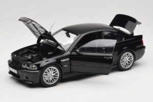 BMW M3 E46 CSL Sapphire Black Norev 1:18 183017 Métal Moulé — image 2 sur 8