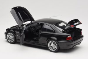 BMW M3 E46 CSL Sapphire Black Norev 1:18 183017 Métal Moulé — image 5 sur 8
