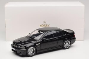 BMW M3 E46 CSL Sapphire Black Norev 1:18 183017 Métal Moulé — image 8 sur 8