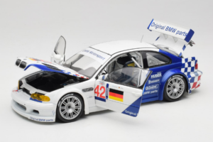 BMW M3 E46 GTR #42 J. Muller / J-J. Lehto ALMS 2001 Minichamps 1:18 80430139183-R1 Métal Moulé — image 2 sur 8