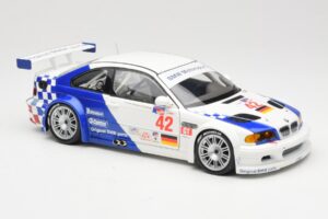 BMW M3 E46 GTR #42 J. Lehto / P. Ekblom ALMS 2001 Minichamps 1:18 100012142 Métal Moulé — image 6 sur 8