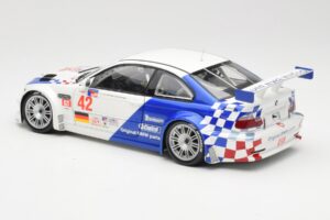 BMW M3 E46 GTR #42 J. Lehto / P. Ekblom ALMS 2001 Minichamps 1:18 100012142 Métal Moulé — image 7 sur 8