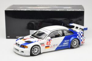 BMW M3 E46 GTR #42 J. Lehto / P. Ekblom ALMS 2001 Minichamps 1:18 100012142 Métal Moulé — image 8 sur 8