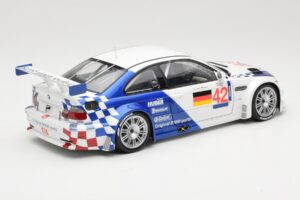 BMW M3 E46 GTR #42 J. Lehto / J. Muller ELMS 2001 Minichamps 1:18 100012192 Métal Moulé — image 3 sur 8