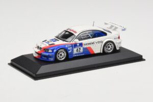 BMW M3 E46 GTR #42 P. Muller / J. Muller / H-J. Stuck / P. Lamy ADAC 24h Nurburgring 2004 Minichamps 1:43 BMW001 Métal Moulé — image 2 sur 4