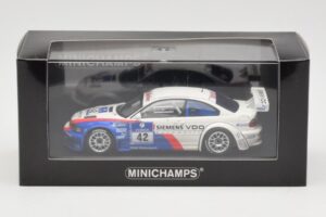 BMW M3 E46 GTR #42 P. Muller / J. Muller / H-J. Stuck / P. Lamy ADAC 24h Nurburgring 2004 Minichamps 1:43 BMW001 Métal Moulé — image 4 sur 4