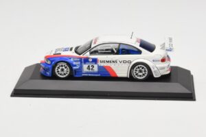 BMW M3 E46 GTR #42 P. Muller / J. Muller / H-J. Stuck / P. Lamy ADAC 24h Nurburgring 2004 Minichamps 1:43 BMW001 Métal Moulé