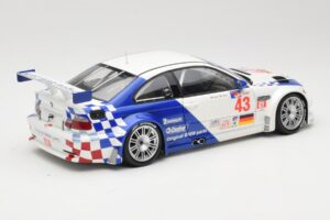 BMW M3 E46 GTR #43 D. Muller ALMS 2001 Minichamps 1:18 100012143 Métal Moulé — image 3 sur 8