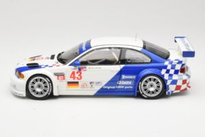 BMW M3 E46 GTR #43 D. Muller ALMS 2001 Minichamps 1:18 100012143 Métal Moulé — image 4 sur 8