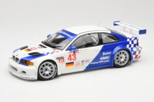 BMW M3 E46 GTR #43 D. Muller ALMS 2001 Minichamps 1:18 100012143 Métal Moulé