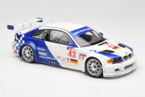 BMW M3 E46 GTR #43 D. Muller ALMS 2001 Minichamps 1:18 100012143 Métal Moulé — image 6 sur 8