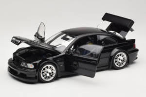 BMW M3 E46 GTR Street Noir Minichamps 1:18 100012105 Métal Moulé — image 2 sur 8