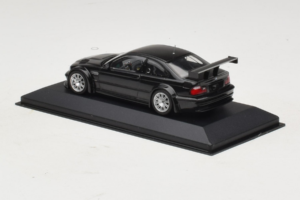 BMW M3 E46 GTR Street Noir Minichamps 1:43 BMW020 Métal Moulé — image 3 sur 5