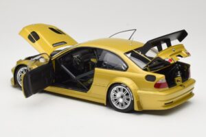BMW M3 E46 GTR Street Phoenix Yellow Minichamps 1:18 80430309444 Métal Moulé — image 5 sur 8