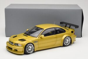 BMW M3 E46 GTR Street Phoenix Yellow Minichamps 1:18 80430309444 Métal Moulé — image 8 sur 8