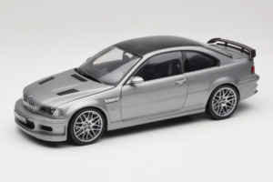 BMW M3 E46 GTR Street Gris Argenté Kyosho 1:18 08507S Métal Moulé