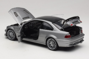 BMW M3 E46 GTR Street Gris Argenté Kyosho 1:18 08507S Métal Moulé — image 5 sur 8
