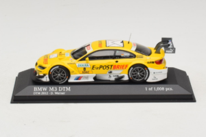 BMW M3 E92 #8 D. Werner BMW Team Schnitzer DTM 2012 Minichamps 1:43 410122208 Métal Moulé