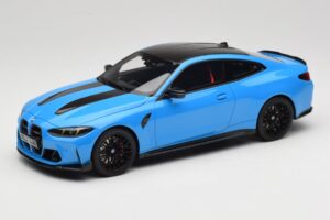 BMW M4 CS G82 Riviera Blue GT Spirit 1:18 GT511 Résine