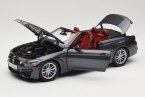 BMW M4 F83 Cabriolet Mineral Grey Paragon 1:18 80432339610 Métal Moulé — image 2 sur 8