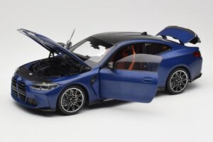 BMW M4 G82 Bleu Metallic Minichamps 1:18 113020123 Métal Moulé — image 2 sur 8