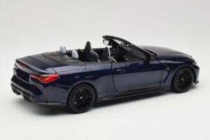 BMW M4 G82 Cabriolet Bleu Métallisé Minichamps 1:18 110021031 Métal Moulé — image 3 sur 8