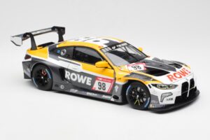 BMW M4 G82 GT3 Rowe Racing #98 ADAC 24 Hours Nürburgring 2022 Minichamps 1:18 113222098 Métal Moulé — image 6 sur 8