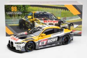 BMW M4 G82 GT3 Rowe Racing #98 ADAC 24 Hours Nürburgring 2022 Minichamps 1:18 113222098 Métal Moulé — image 8 sur 8