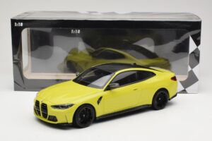 BMW M4 G82 Jaune Minichamps 1:18 155020120 Métal Moulé — image 6 sur 6